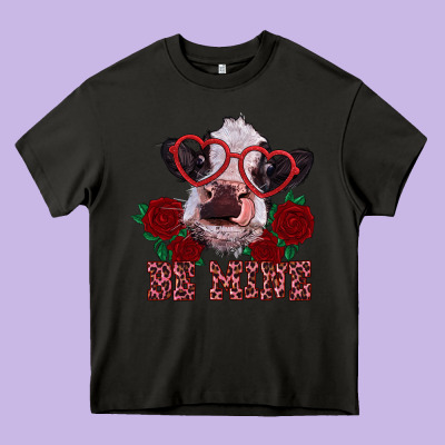 Be Mine Valentine's Day Calf Heavy Core Tee Designed By Ranaportraitstore