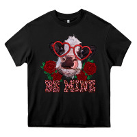 Black be mine valentine's day calf Heavy Core Tee - RanaPortraitStore