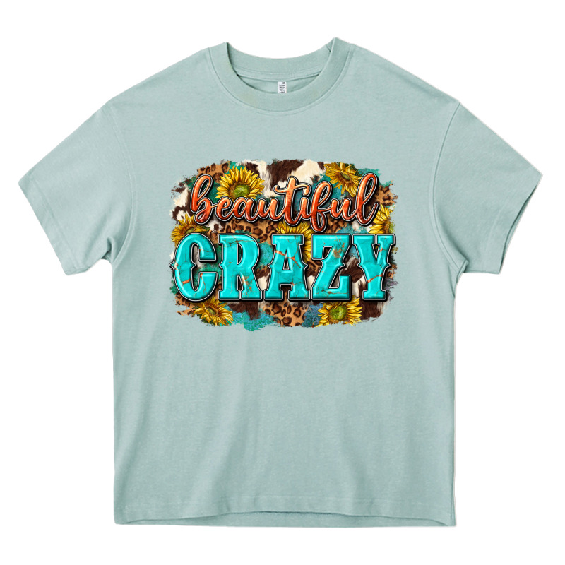 Western Beautiful Crazy Heavy Core Tee by texasbilliewilder | Teevron