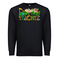 Black one lucky teacher Premium Sweatshirt - AdoDesignShop