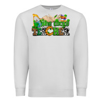 Dove Grey one lucky teacher Premium Sweatshirt - AdoDesignShop