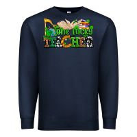 Navy one lucky teacher Premium Sweatshirt - AdoDesignShop
