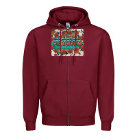 Burgundy not perfect just forgiven Zipper Hoodie - BarkalooDesign
