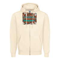 Sandshell not perfect just forgiven Zipper Hoodie - BarkalooDesign