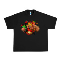 Black Juneteenth sneaker and heel afro woman Urban Heavy Tee - RanaPortraitStore