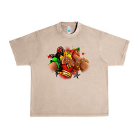 French Oak Juneteenth sneaker and heel afro woman Urban Heavy Tee - RanaPortraitStore