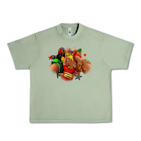 Oil Green Juneteenth sneaker and heel afro woman Urban Heavy Tee - RanaPortraitStore