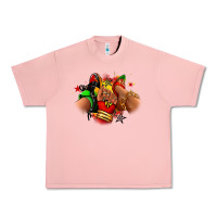 Salmon Juneteenth sneaker and heel afro woman Urban Heavy Tee - RanaPortraitStore