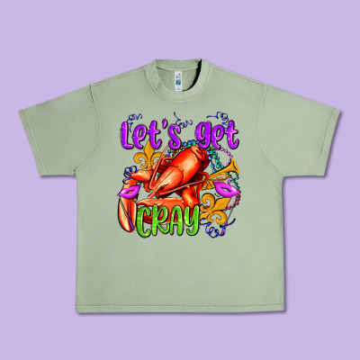 Let's Get Cray With Crawfish Olivia Urban Heavy Tee Designed By Oliviacreatesart