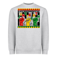 Black Independence Day Juneteenth Tumbler Heavyweight Sweatshirt | Teevron