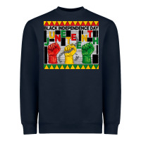 Navy black independence day juneteenth tumbler Heavyweight Sweatshirt - BarkalooDesign