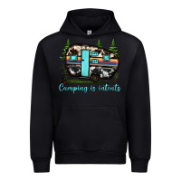 Black camping is intents Urban Hoodie - JahusDesignShop