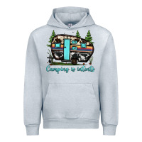 Heather Grey camping is intents Urban Hoodie - JahusDesignShop