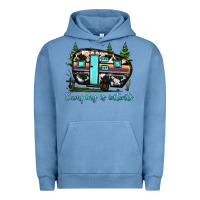 Pigment Pebble Blue camping is intents Urban Hoodie - JahusDesignShop