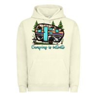 Pigment Pistachio camping is intents Urban Hoodie - JahusDesignShop