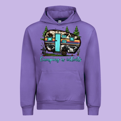Camping Is Intents Urban Hoodie Designed By Jahusdesignshop