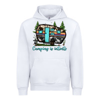 White camping is intents Urban Hoodie - JahusDesignShop