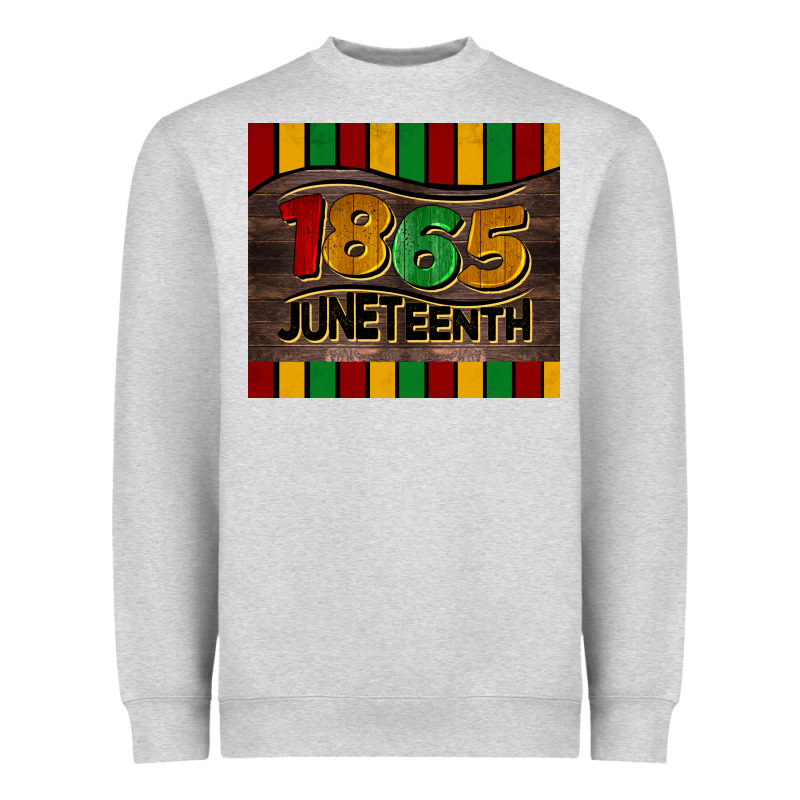 1865 Juneteenth Tumbler Heavyweight Sweatshirt by BarkalooDesign | Teevron