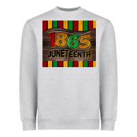 Heather Grey 1865 juneteenth tumbler Heavyweight Sweatshirt - BarkalooDesign