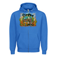 True Royal camping is my happy place Zipper Hoodie - BarkalooDesign