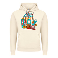 Vintage Artic Dentist Cold Drink Frappe Vintage Hoodie - FaDigitalArtStudio