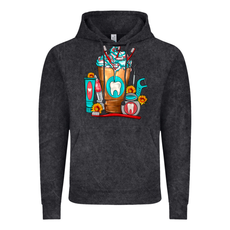 Dentist Cold Drink Frappe Vintage Hoodie by FaDigitalArtStudio | Teevron