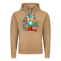 Vintage Camel Dentist Cold Drink Frappe Vintage Hoodie - FaDigitalArtStudio