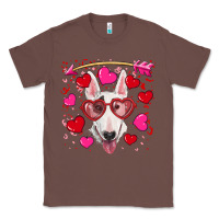 Chestnut Valentine's day  bull terrier Classic Tee - RanaPortraitStore