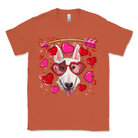 Copper Valentine's day  bull terrier Classic Tee - RanaPortraitStore