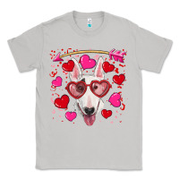 Moon Dust Valentine's day  bull terrier Classic Tee - RanaPortraitStore