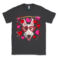 Smoke Valentine's day  bull terrier Classic Tee - RanaPortraitStore
