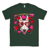 Sports Green Valentine's day  bull terrier Classic Tee - RanaPortraitStore