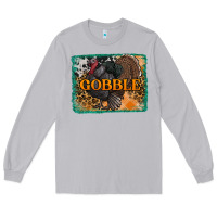 Moon Dust thanksgiving turkey gobble with background Long Sleeve Tee - RanaPortraitStore