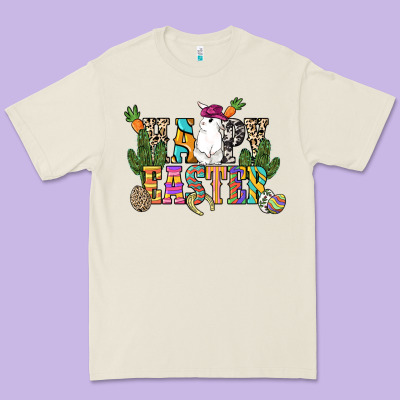 Happy Easter With Cowboy Easter Day Premium Tee Designed By Howdyjamesfarm