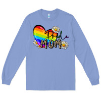 Colony Blue Pride Mom Mother's Day Long Sleeve Tee - FaDigitalArtStudio