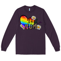 Plum Pride Mom Mother's Day Long Sleeve Tee - FaDigitalArtStudio