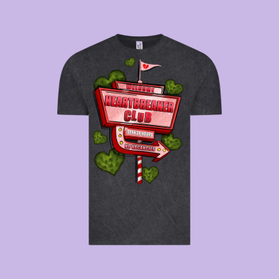 Heartbreaker Club Olivia Vintage Tee Designed By Oliviacreatesart