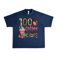 Navy hundred days of coffee and chaos Urban Heavy Tee - OliviaCreatesArt