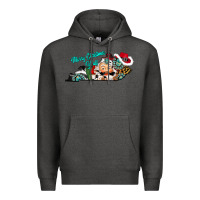 Charcoal Heather merry christmas y'all kentucky Premium Hoodie - CowhideDigitalArt