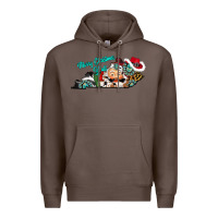 Coffee merry christmas y'all kentucky Premium Hoodie - CowhideDigitalArt