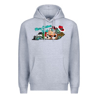 Heather Grey merry christmas y'all kentucky Premium Hoodie - CowhideDigitalArt