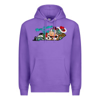 Purple merry christmas y'all kentucky Premium Hoodie - CowhideDigitalArt