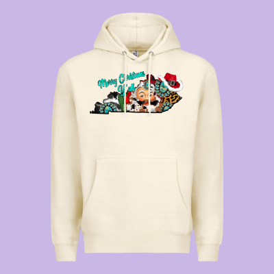 Merry Christmas Y'all Kentucky Premium Hoodie Designed By Cowhidedigitalart