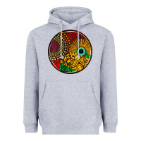 Heather Grey Juneteenth car coaster Heavyweight Hoodie - AdoDesignShop