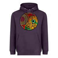 Plum Juneteenth car coaster Heavyweight Hoodie - AdoDesignShop