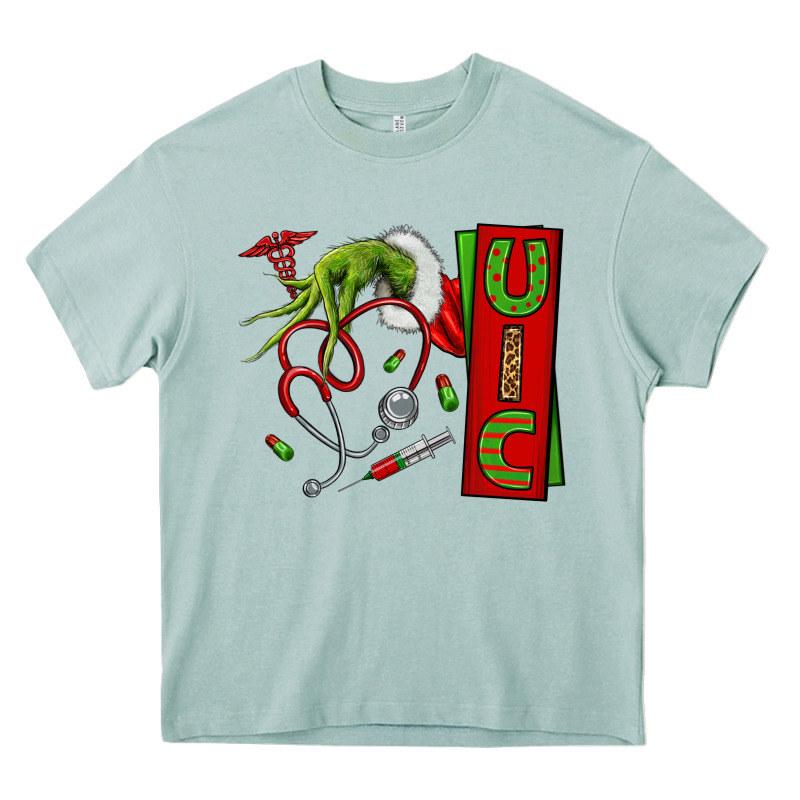 Christmas Character Heavy Core Tee by NancyCooperArtShop | Teevron