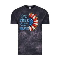 Cloud Black Patriotic Sunflower Vintage Tee - Jasminsmagicworld