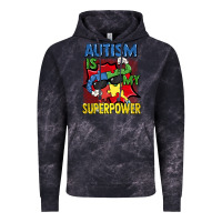 Cloud Black Autism is my superpower Autism Awareness Day Vintage Hoodie - FaDigitalArtStudio