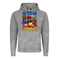 Cloud Rock Autism is my superpower Autism Awareness Day Vintage Hoodie - FaDigitalArtStudio