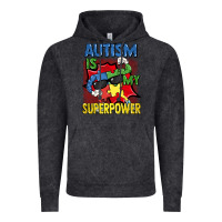 Vintage Black Autism is my superpower Autism Awareness Day Vintage Hoodie - FaDigitalArtStudio